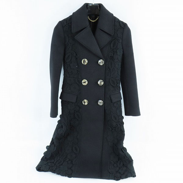 実際に弊社で買取させて頂いたBURBERRYS PRORSUM/バーバリーズ プローサム レース 切り替え ロングコート/38