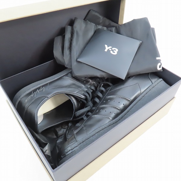 実際に弊社で買取させて頂いたY-3/ワイスリー SUPERSTAR/スーパースター レザースニーカー IE3237/28.5の画像 7枚目