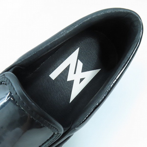 実際に弊社で買取させて頂いたMoonage Devilment/ムーンエイジデビルメント エナメル スリッポン シューズ 42の画像 4枚目