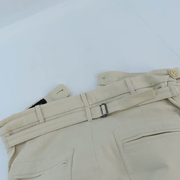 実際に弊社で買取させて頂いたANN DEMEULEMEESTER/アンドゥムルメステール ベルテッド パンツ 352-11-75043/Sの画像 7枚目