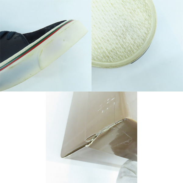実際に弊社で買取させて頂いたGUCCI/グッチ ハイカットスニーカー/シューズ/GG柄/147522/38の画像 6枚目