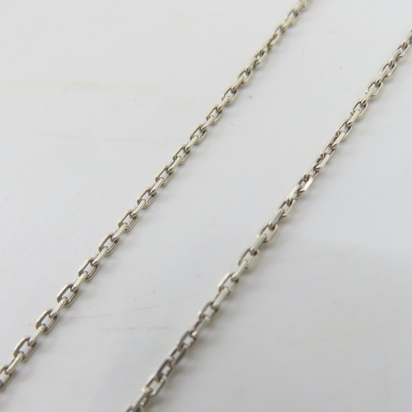 実際に弊社で買取させて頂いたGUCCI/グッチ Ag925 ブランドロゴネックレス スクエアの画像 7枚目