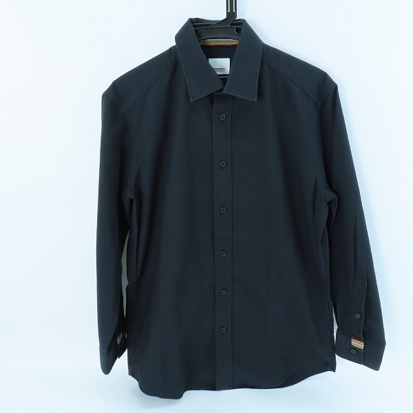 実際に弊社で買取させて頂いたBURBERRY LONDON ENGLAND/バーバリー TBロゴ刺繍 長袖シャツ 8017551/S