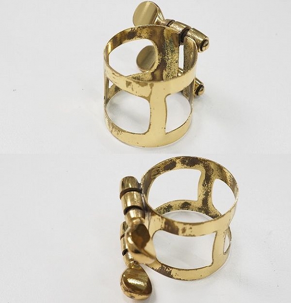 実際に弊社で買取させて頂いたYAMAHA/ヤマハ 4C アルトサックス用 マウスピース リガチャー・キャップ付きの画像 6枚目