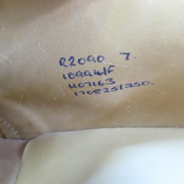 実際に弊社で買取させて頂いたPaul Smith/ポールスミス レザー シューズ R2090 I70825/350/7の画像 5枚目