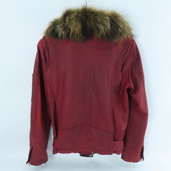 実際に弊社で買取させて頂いたNO ID./ノーアイディ 牛革 レザージャケット/2の画像 1枚目