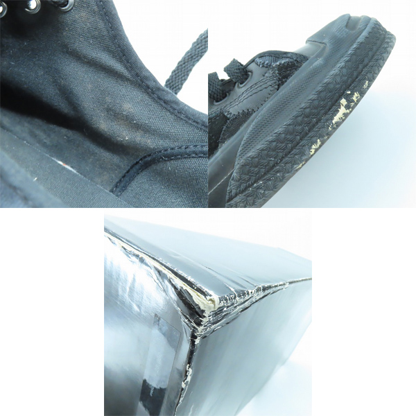 実際に弊社で買取させて頂いたNUMBER(N)INE/ナンバーナイン 2003/カート期 ハート涙パッチワーク ローカットスニーカー/8の画像 6枚目