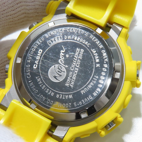実際に弊社で買取させて頂いたG-SHOCK/Gショック FROGMAN/フロッグマン アメリカズカップ DW-8200AC-9T【動作未確認】の画像 3枚目