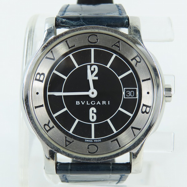 実際に弊社で買取させて頂いたBVLGARI/ブルガリ ソロテンポ クォーツ アナログ腕時計 ST35S