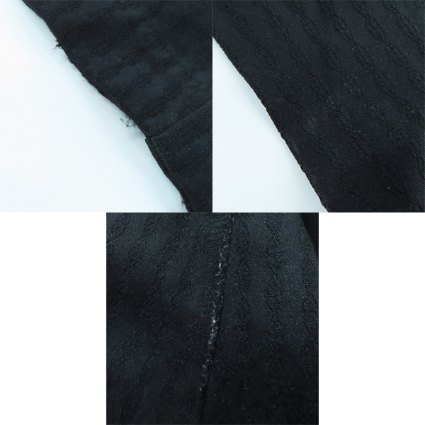 実際に弊社で買取させて頂いたBLACK COMME des GARCONS/ブラックコムデギャルソン ジャガード総柄 サルエルパンツ AD2020/1F-P006/Mの画像 8枚目