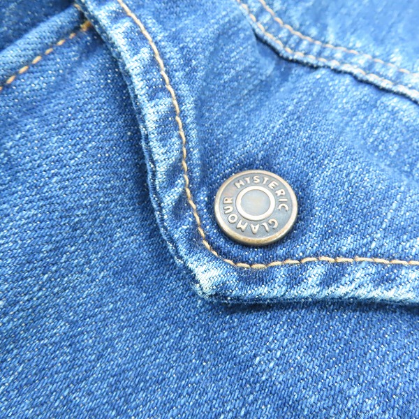 実際に弊社で買取させて頂いた【未使用】HYSTERIC GLAMOUR/ヒステリックグラマー  デニムボアランチコート 02183AC07/Sの画像 5枚目