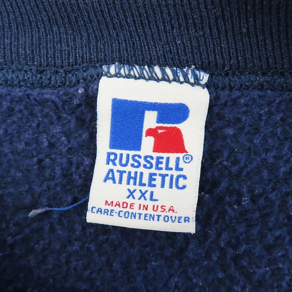 実際に弊社で買取させて頂いたRUSSELL ATHLETIC/ラッセルアスレチック 80S-90S/ヴィンテージ/USA製/イーグルR/ペンシルバニア大学 スウェット XXLの画像 2枚目