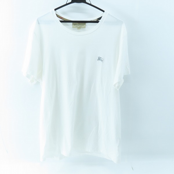 実際に弊社で買取させて頂いた【JPタグ】BURBERRY London England/バーバリーロンドン イングランド ロゴ胸刺繍 クルーネック Tシャツ/L