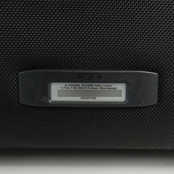 実際に弊社で買取させて頂いたTUMI/トゥミ 2輪キャスター付きラゲージ ガーメント バッグ キャリーケース 22027D2の画像 5枚目