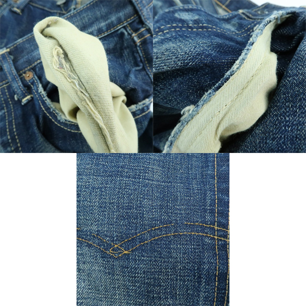 実際に弊社で買取させて頂いたLevi's/リーバイス 501XX 復刻 66501 日本製 デニム J19527-0704/W32の画像 8枚目