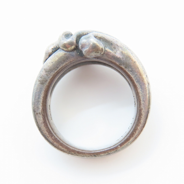 実際に弊社で買取させて頂いたBloodyMary/ブラッディマリー ボーン デザイン リング 2003年 クリスマス限定 18.5-19号の画像 5枚目