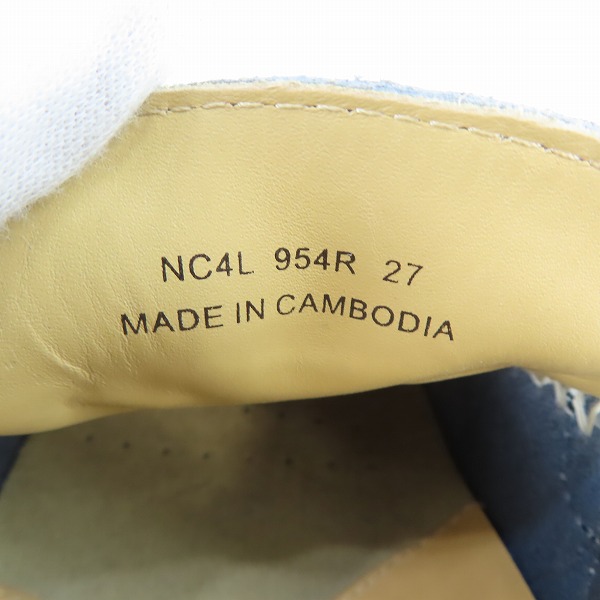 実際に弊社で買取させて頂いたREGAL/リーガル スエードレザー ドライビングシューズ 954R/27.0の画像 5枚目