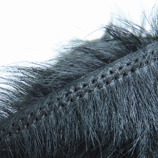 実際に弊社で買取させて頂いたRick Owens/リックオウエンス Strobe High Pony Hair ストロボハイ ポニーヘア サイドジップ ハイカット スニーカー 42の画像 8枚目