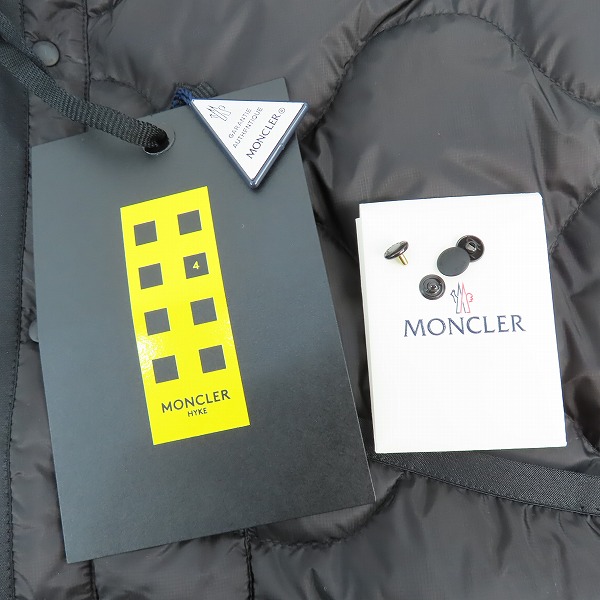実際に弊社で買取させて頂いた【未使用/JPタグ】MONCLER GENIUS×HYKE/モンクレール×ハイク NADELHORN GIUBBOTTO ダウンコート H209K1C00001 M2520/0の画像 9枚目