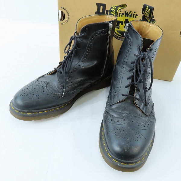 実際に弊社で買取させて頂いたDr.Martens/ドクターマーチン ウィングチップ レースアップブーツ 13716001/UK9