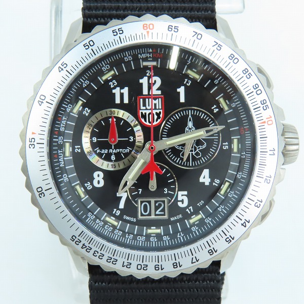 実際に弊社で買取させて頂いたLUMINOX/ルミノックス F-22 RAPTOR 9240 SERIES パイロットウォッチ/腕時計