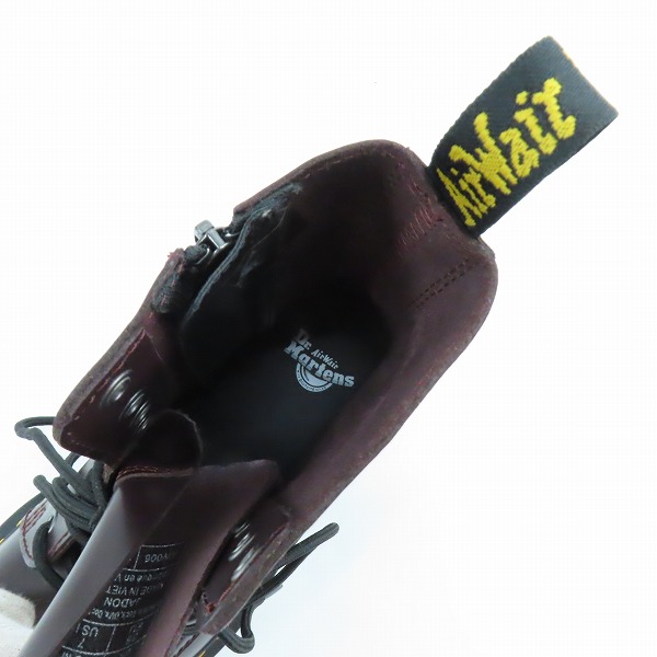 実際に弊社で買取させて頂いたDr.Martens/ドクターマーチン JADON/ジェイドン BURGUNDY サイドジップ 8ホールブーツ/UK5の画像 4枚目