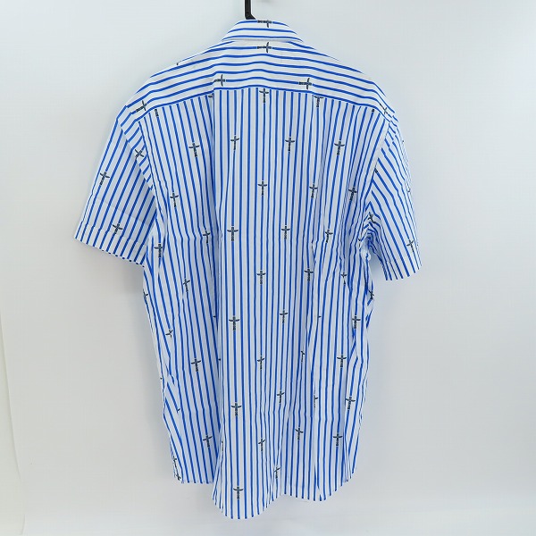 実際に弊社で買取させて頂いた【未使用】ETRO/エトロ 総柄 半袖ストライプシャツ 211-1K445-6253/44の画像 1枚目