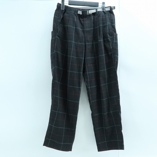 実際に弊社で買取させて頂いたGRAMICCI/グラミチ BEAMS別注 チェック柄 ユーティリティパンツ ダークグレー GMP-19F1183 /M