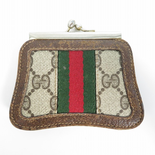 実際に弊社で買取させて頂いたGUCCI/グッチ がま口 コインケース/オールドグッチの画像 1枚目