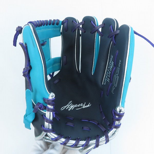 実際に弊社で買取させて頂いたRawlings/ローリングス 軟式グラブ 右投用 HYPER TECH COLOR SYNC 内野手用 GR4HTCN62の画像 2枚目