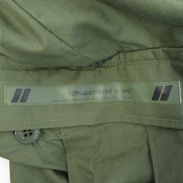 実際に弊社で買取させて頂いたWTAPS/ダブルタップス 21AW JUNGLE STOCK TROUSERS カーゴパンツ 212WVDT-PTM03/02/2の画像 3枚目