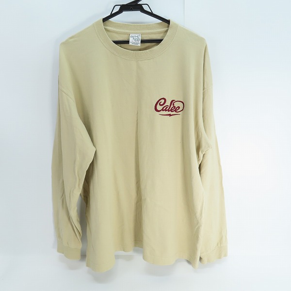 実際に弊社で買取させて頂いたCALEE/キャリー ロゴ刺繍 長袖Tシャツ/L