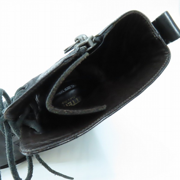 実際に弊社で買取させて頂いたBUTTERO/ブッテロ ジップアップ レザー ロング ブーツ/42の画像 4枚目