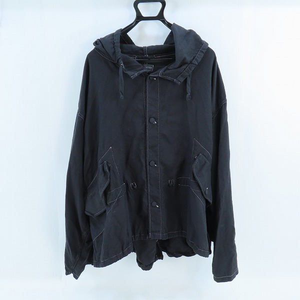 実際に弊社で買取させて頂いたANN DEMEULEMEESTER/アンドゥムルメステール ウール フード ジャケット 352-01-49019 /XXS