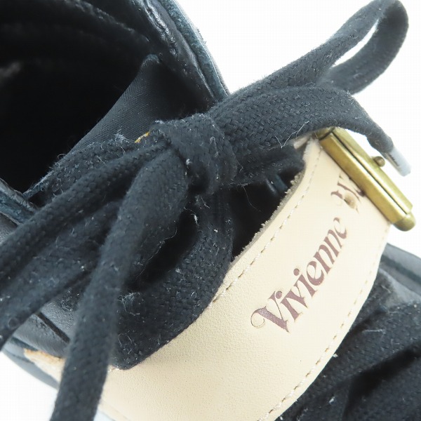 実際に弊社で買取させて頂いたVANS×VIVIENNE WESTWOOD/バンズ×ヴィヴィアン ウエストウッド SK8-high/スケートハイ VN0A4BTUXKP1/23.5の画像 6枚目