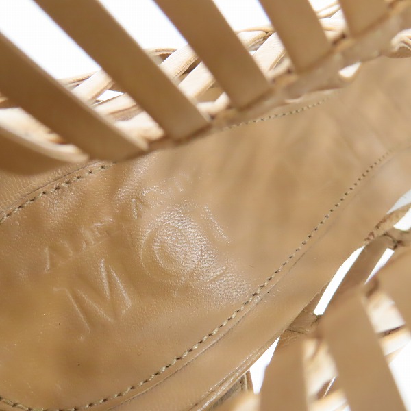 実際に弊社で買取させて頂いたALEXANDER MQUEEN/アレキサンダーマックイーン バックジップ ヒール 36.5の画像 5枚目