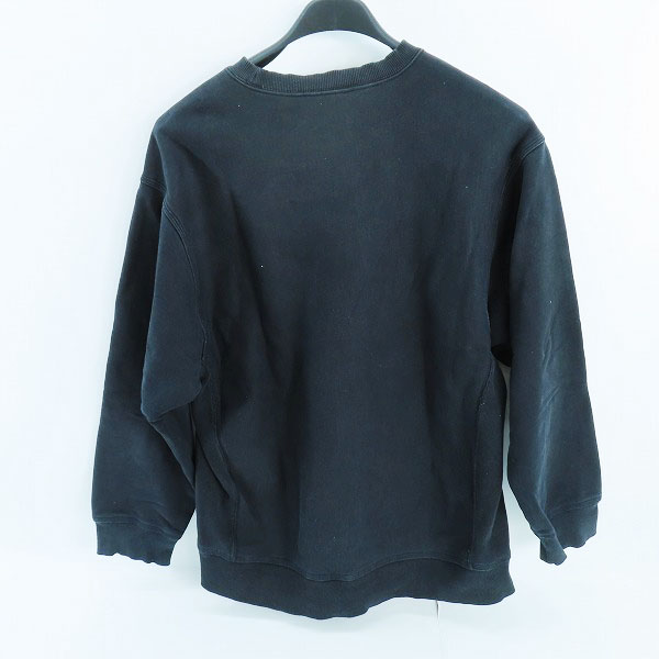 実際に弊社で買取させて頂いたCarhartt/カーハート ロゴクルーネックスウェット トレーナー ブラック Ｌの画像 1枚目