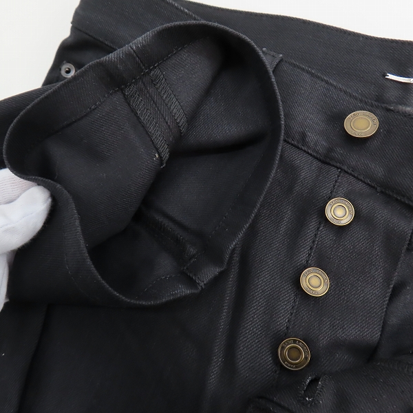 実際に弊社で買取させて頂いた【JPタグ】 SAINT LAURENT PARIS/サンローラン パリ 18AW ストレッチブーツカットデニムパンツ 530365 YF869/30の画像 7枚目