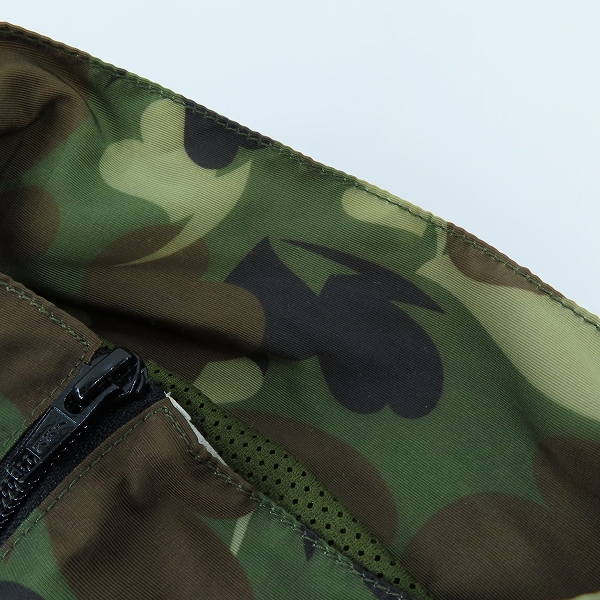 実際に弊社で買取させて頂いたA BATHING APE×SAINT MICHAEL/エイプ×セントマイケル HEART CAMOJACKET TRACK JACKET カモフラ ジップアップジャケット/Lの画像 7枚目