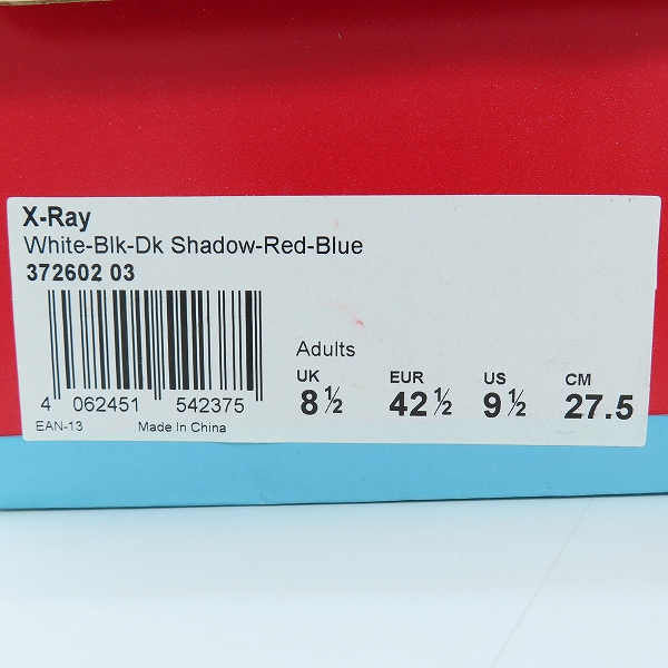 実際に弊社で買取させて頂いたPUMA/プーマ X-RAY/エックスレイ スニーカー 372602-03/27.5の画像 9枚目