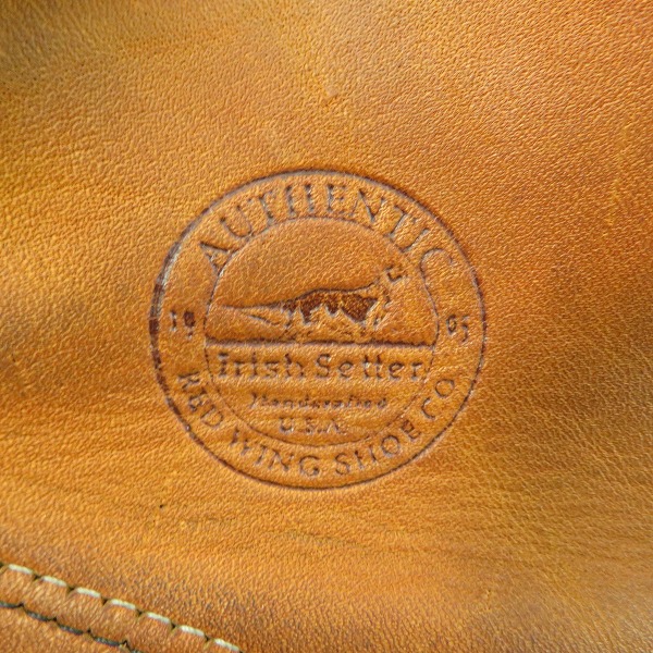 実際に弊社で買取させて頂いたREDWING/レッドウィング アイリッシュセッター 犬刻印 875/8Eの画像 7枚目