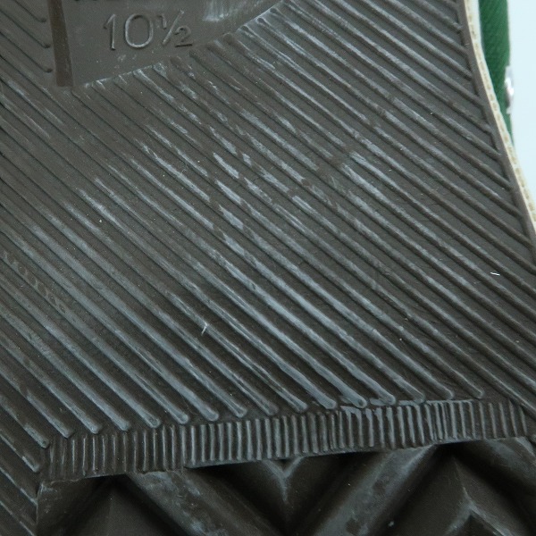 実際に弊社で買取させて頂いたCONVERSE/コンバース 日本製 ALL STAR/オールスター ハイカットスニーカー グリーン 3MH01/10.5の画像 8枚目