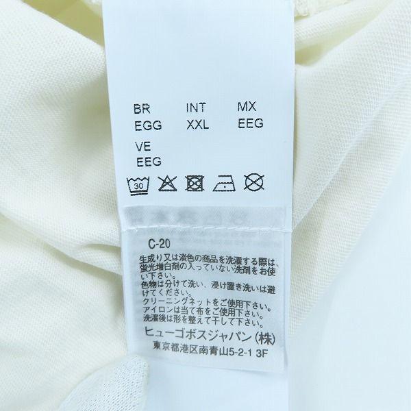 実際に弊社で買取させて頂いたHUGO BOSS/ヒューゴボス 半袖 プリント Tシャツ 10225143 XXLの画像 3枚目
