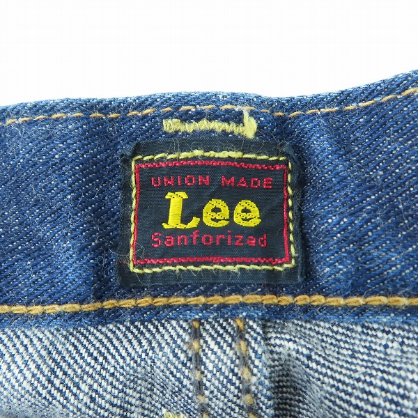 実際に弊社で買取させて頂いたLee/リー LOT 4101 ボタンフライ デニムパンツ/ジーンズ/31×33の画像 3枚目