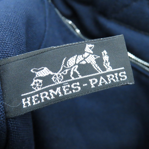 実際に弊社で買取させて頂いたHERMES/エルメス エールライン コットン トートバッグ/ハンドバッグの画像 4枚目