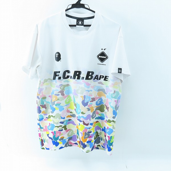 実際に弊社で買取させて頂いたBAPE×F.C.R.B./アベイシングエイプ×エフシーレアルブリストル 19SS GAME SHIRT FCRB-190102 M 
