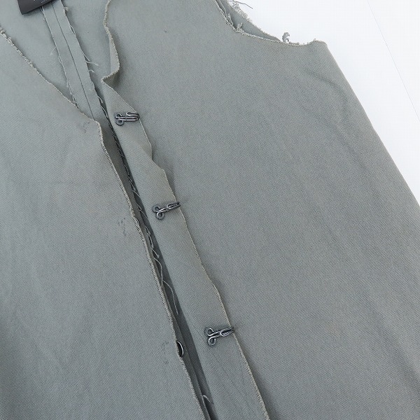 実際に弊社で買取させて頂いたDIRAIN/ディレイン ベスト 切りぱっなし　D-M-V-01/1の画像 6枚目