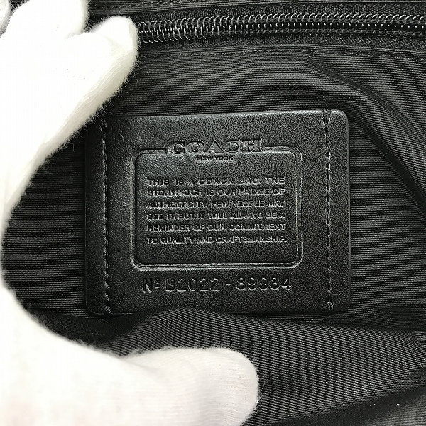 実際に弊社で買取させて頂いた【未使用】COACH/コーチ ワンショルダー ボディバッグ 89934の画像 5枚目