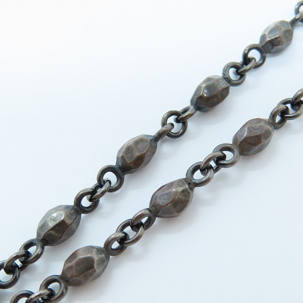 実際に弊社で買取させて頂いたBloody Mary/ブラッディマリー ステールラペンダント ブラック/クロストップ/ チェーンネックレスの画像 4枚目