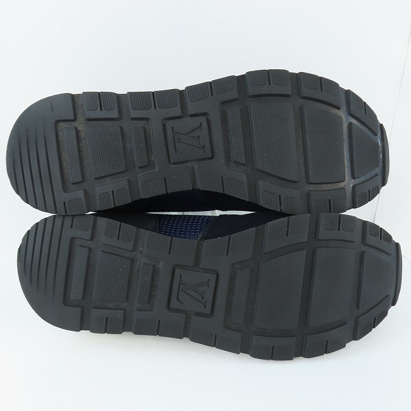 実際に弊社で買取させて頂いたLOUIS VUITTON/ルイヴィトン ランアウェイ スニーカー ネイビー 6.5の画像 2枚目